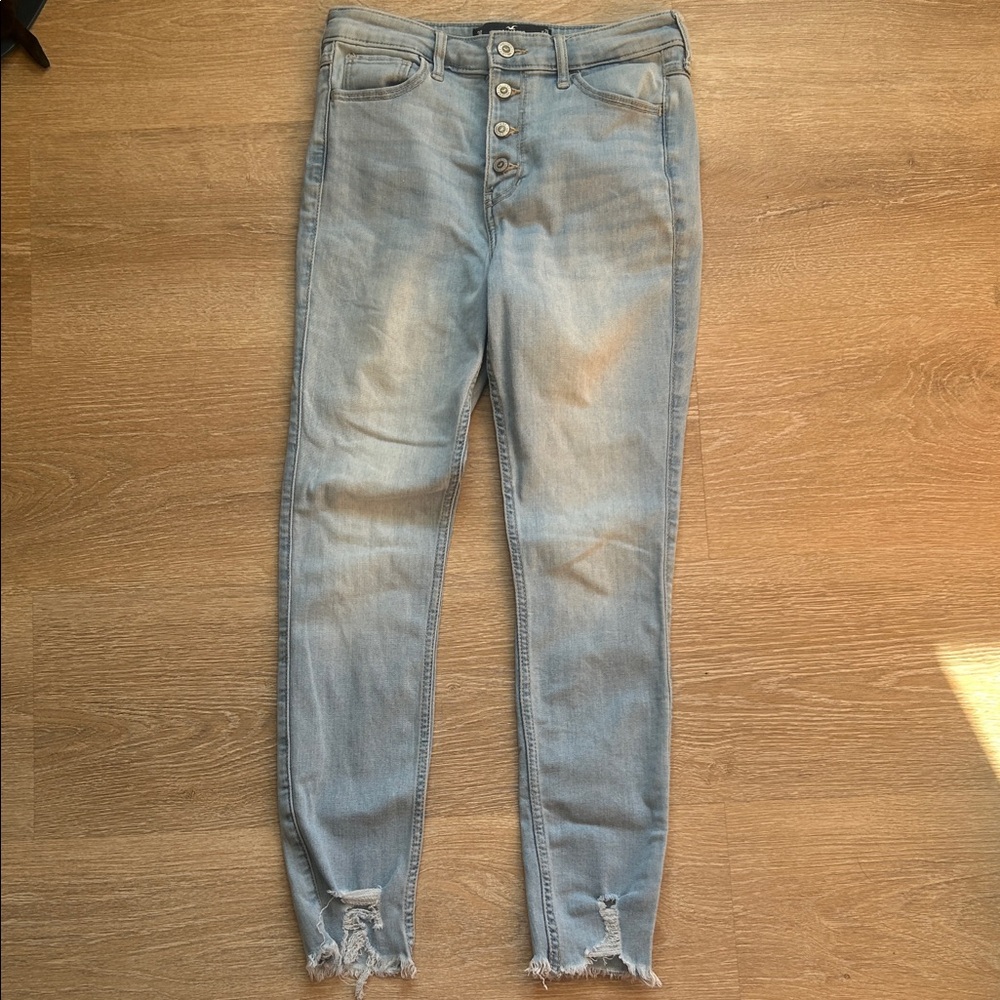 Hollister High Rise Light Blue Jeans